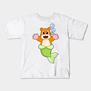 Hamster Mermaid Kids T-Shirt